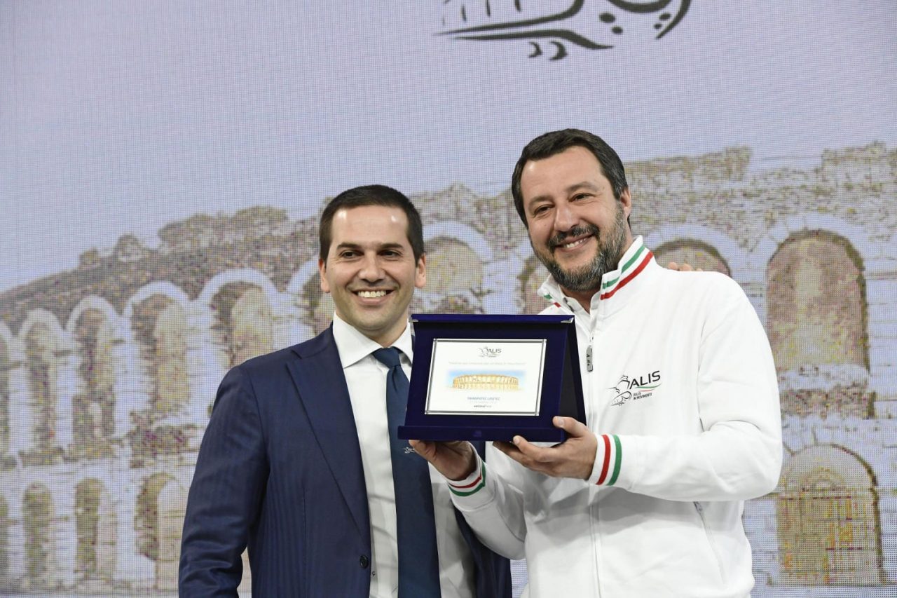Matteo Salvini a Verona da Alis