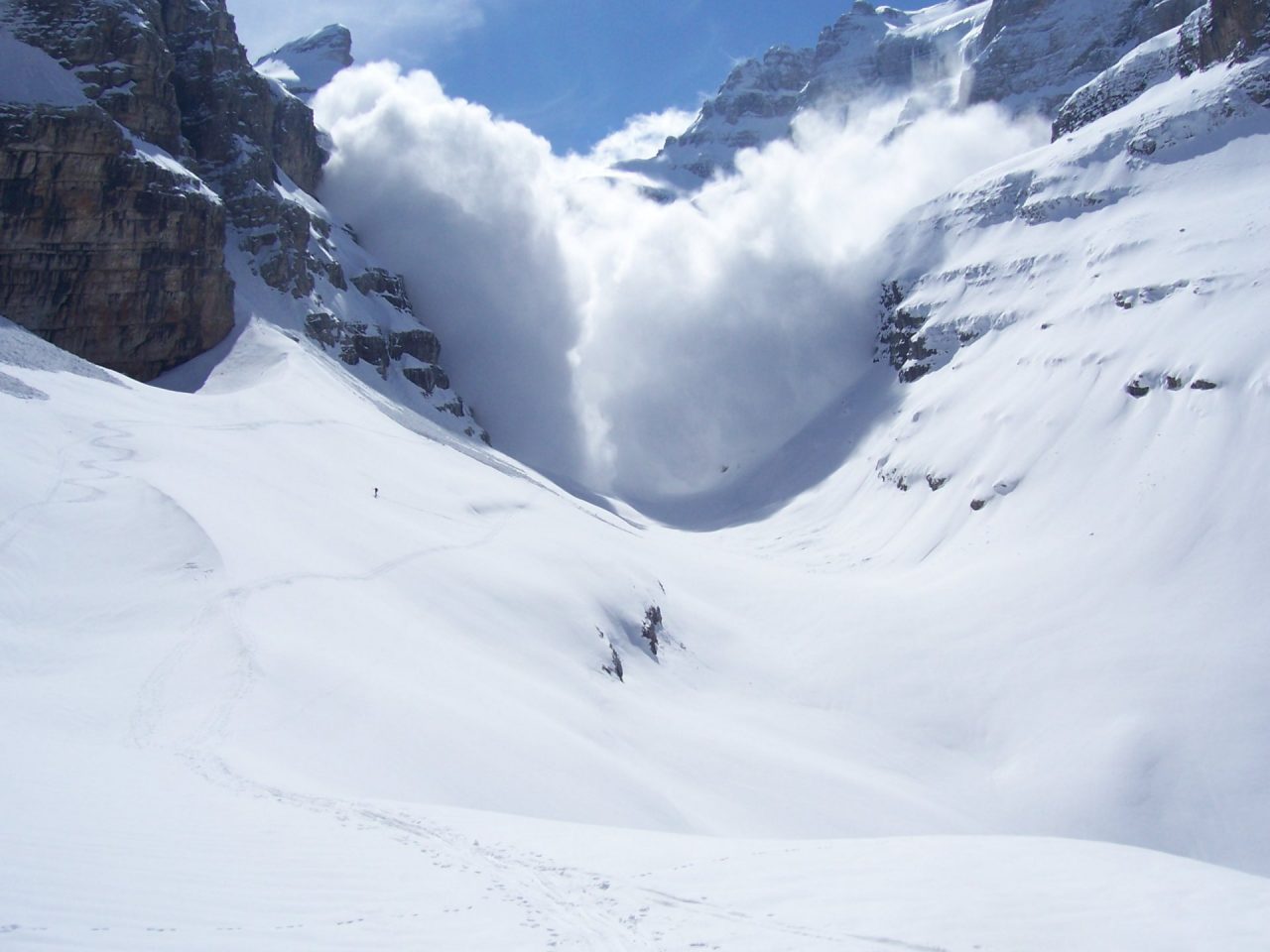 Pericolo valanghe in tutte le montagne del Veneto
