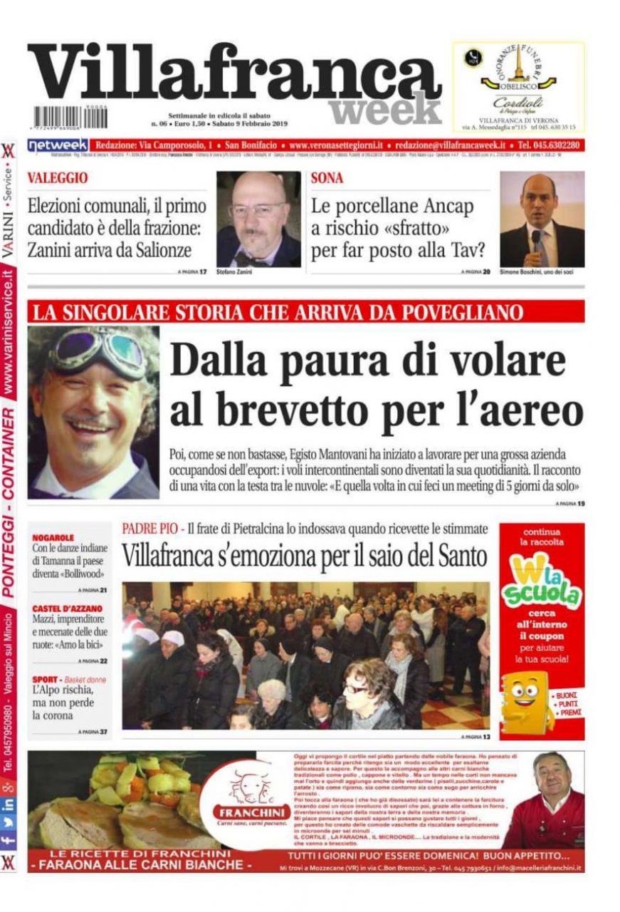 La prima pagina di VillafrancaWeek