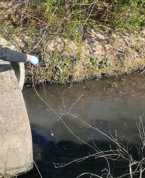 Acqua sporca nel Fosson di Bagnol