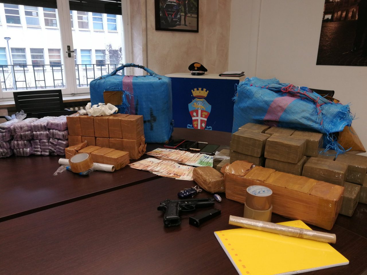 Mega sequestro nella Bassa: circa 80 chili di hashish