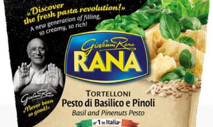 Etichetta in italiano ritirati in Germania i tortelloni di Giovanni Rana