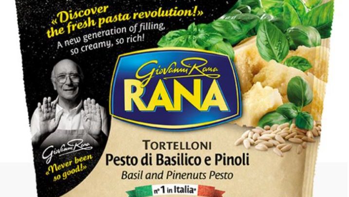 Etichetta in italiano ritirati in Germania i tortelloni di Giovanni Rana