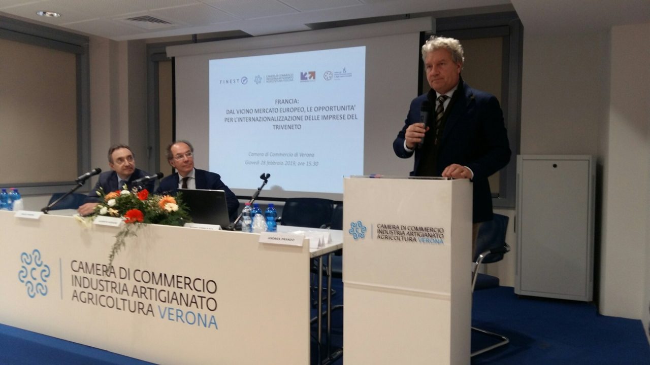 Camera di Commercio: “Francia partner fondamentale per l’export veronese”