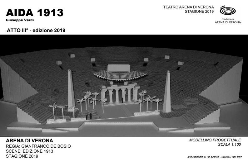 Aida storica 1913 simbolo del Festival areniano