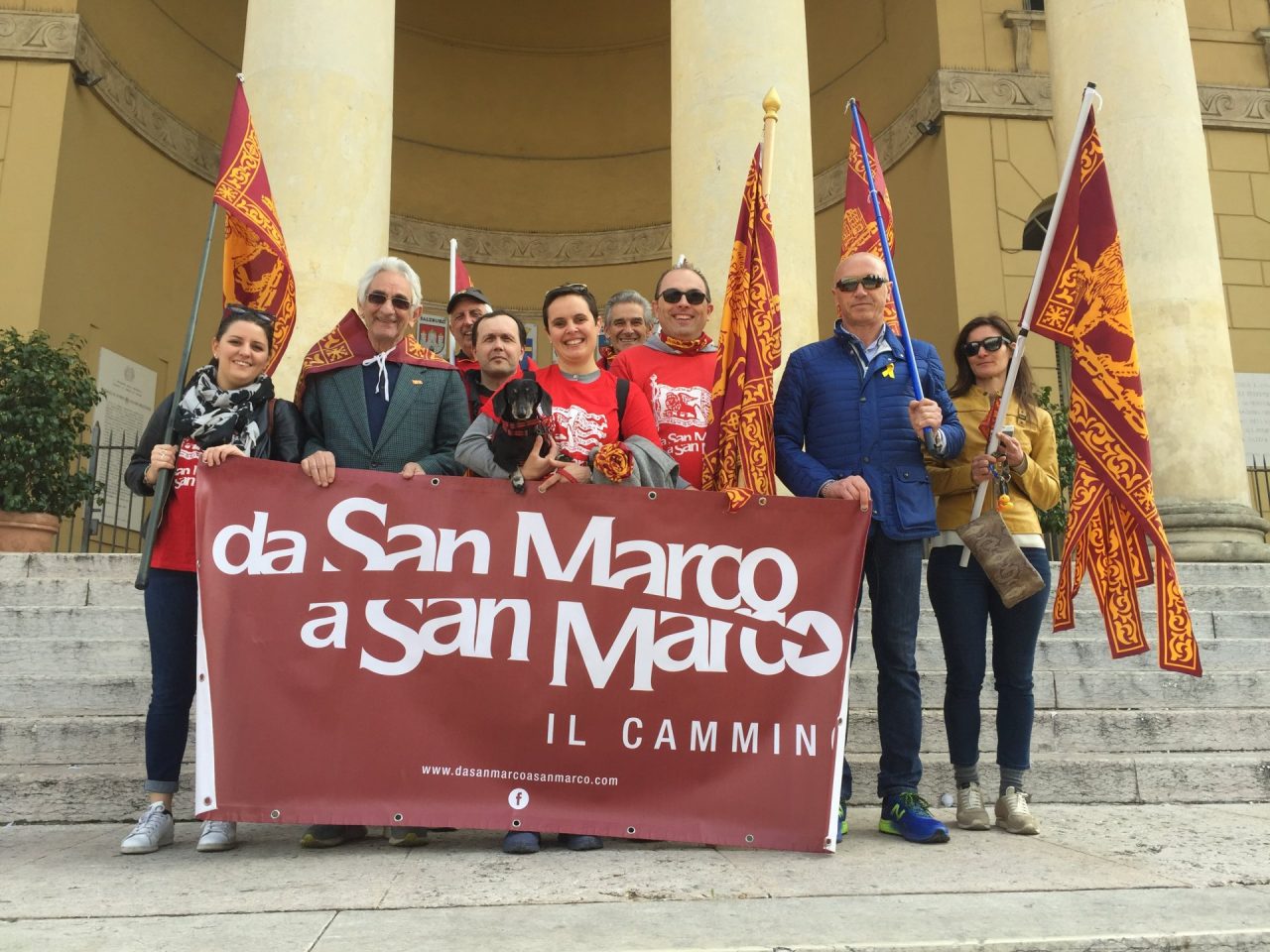 “Da San Marco a San Marco”, pellegrini ricevuti a palazzo Barbieri