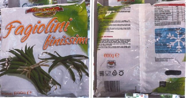 Erba velenosa nei fagiolini: ritirati lotti distribuiti anche da Eurospin