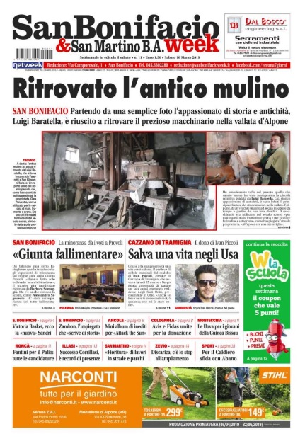 San Bonifacio e San Martino B.A. Week è in edicola
