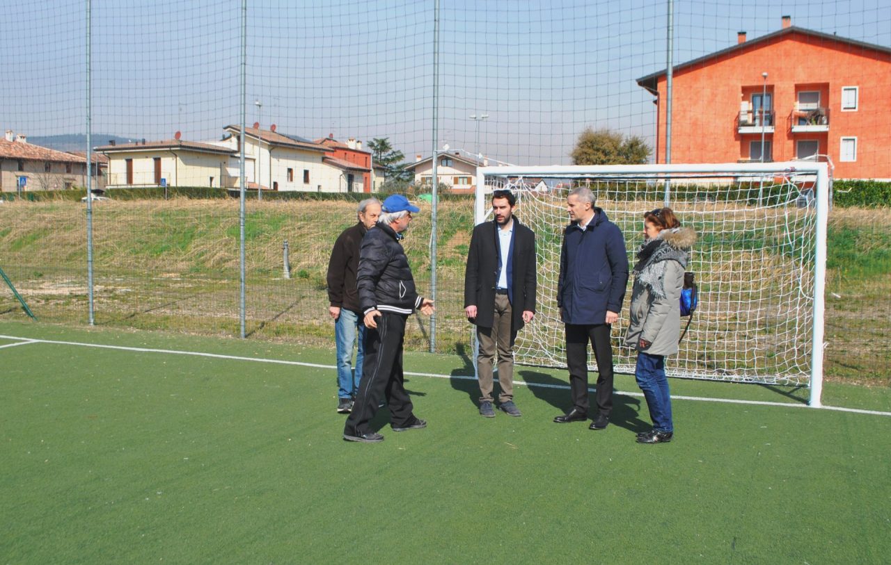I campi di San Felice Extra rimessi completamente a nuovo
