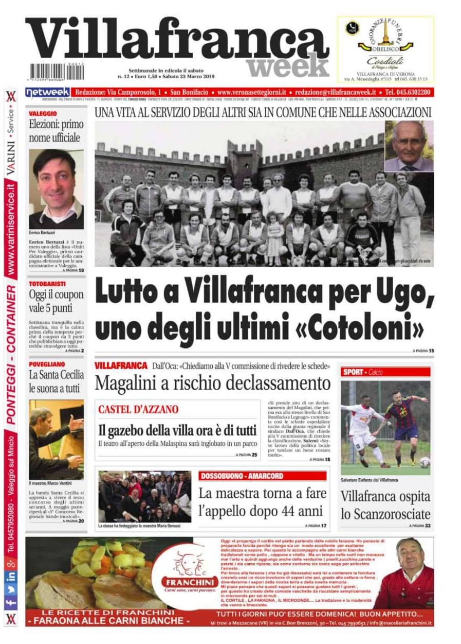 La prima pagina di VillafrancaWeek