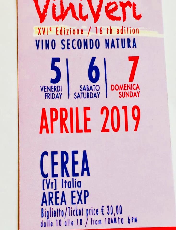 ViniVeri, nel fine settimana la Sedicesima edizione di Vini secondo Natura