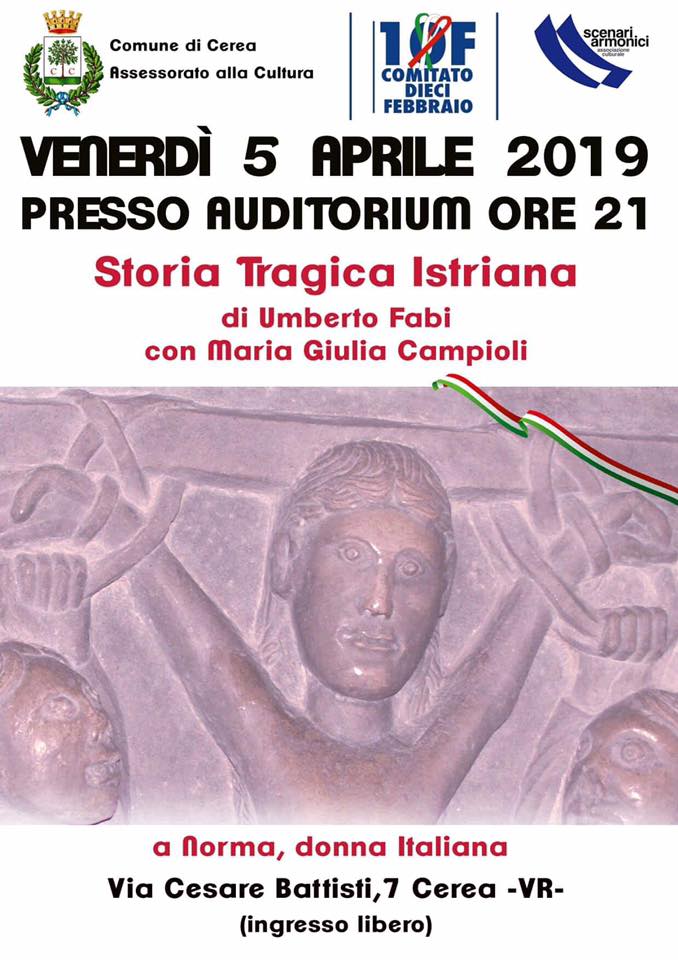 Un incontro per ricordare la tragedia Istriana