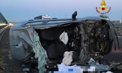 Incidente mortale in A4, le drammatiche immagini e la dinamica