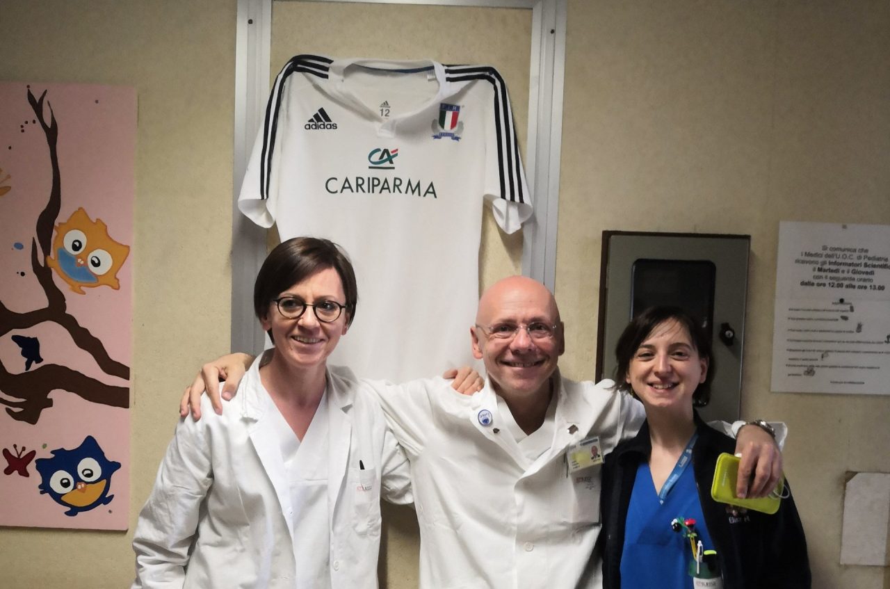 Rugby Portatori di Sorrisi in Pediatria a Legnago