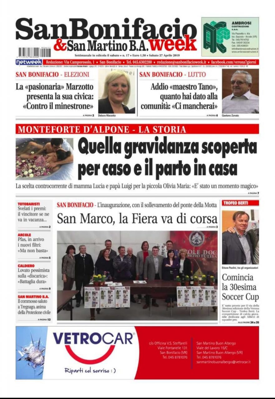 San Bonifacio e San Martino Buon Albergo Week è in edicola