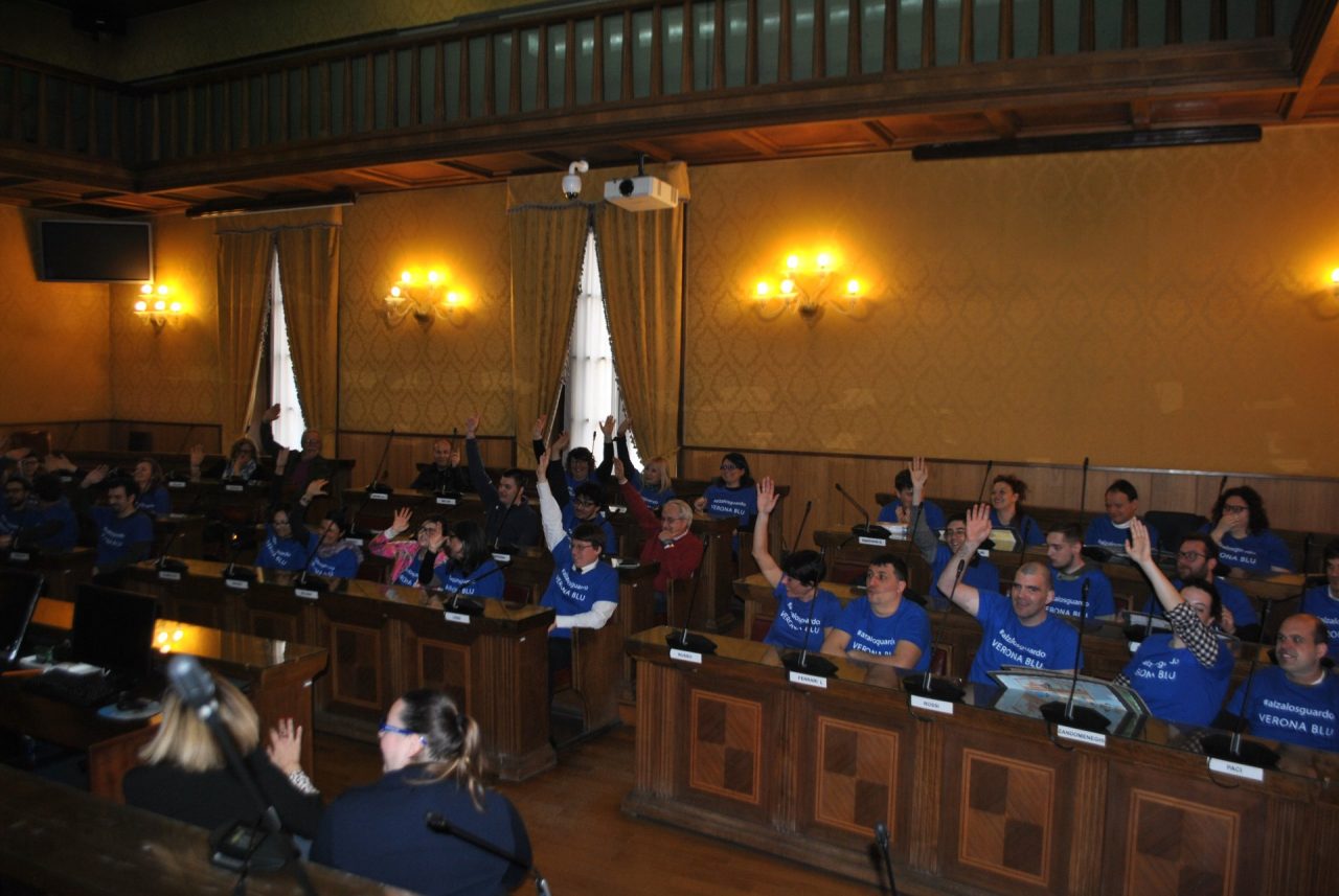 In municipio, il consiglio comunale dei ragazzi speciali