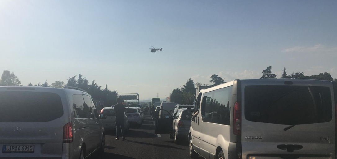 Chiuse le entrate in A4 tra Grumello e Ospitaletto per incidente