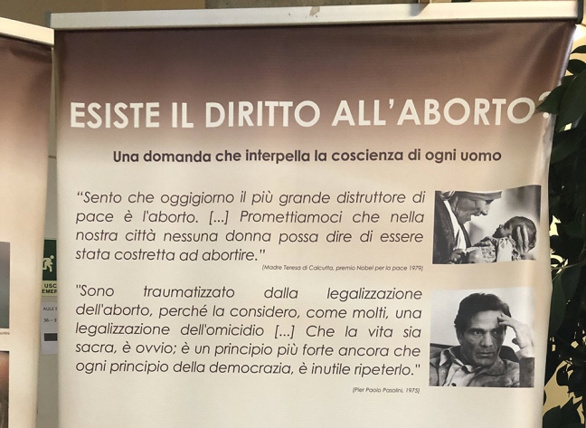 Cartelli contro aborto e pillola anticoncezionale all'istituto Dal Cero di San Bonifacio scoppia la polemica
