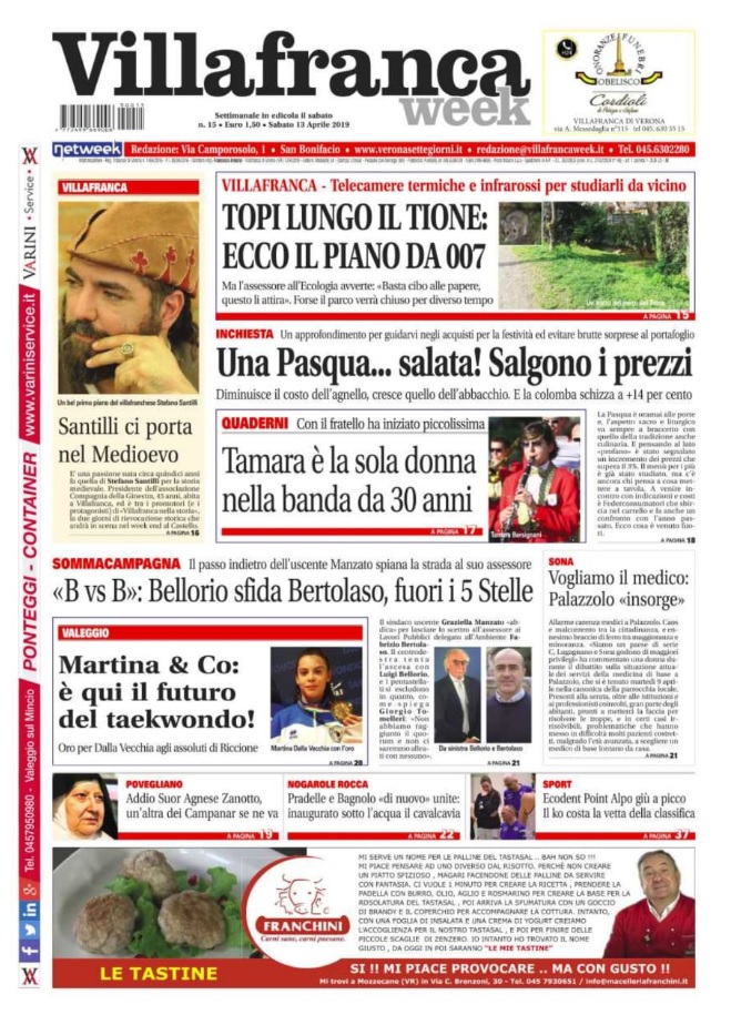 La prima pagina di VillafrancaWeek