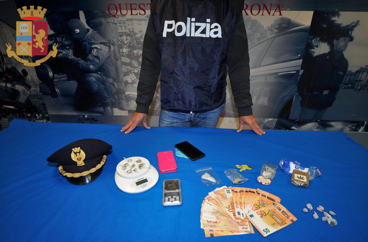 Arrestata giovane coppia della droga a Verona: avevano anche anfetamine