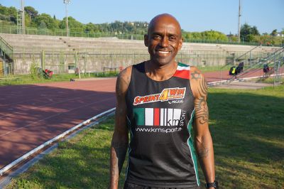 Eriberto Luciano diventa corridore a San Martino Buon Albergo
