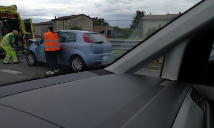 Incidente sulla tangenziale sud a causa della pioggia