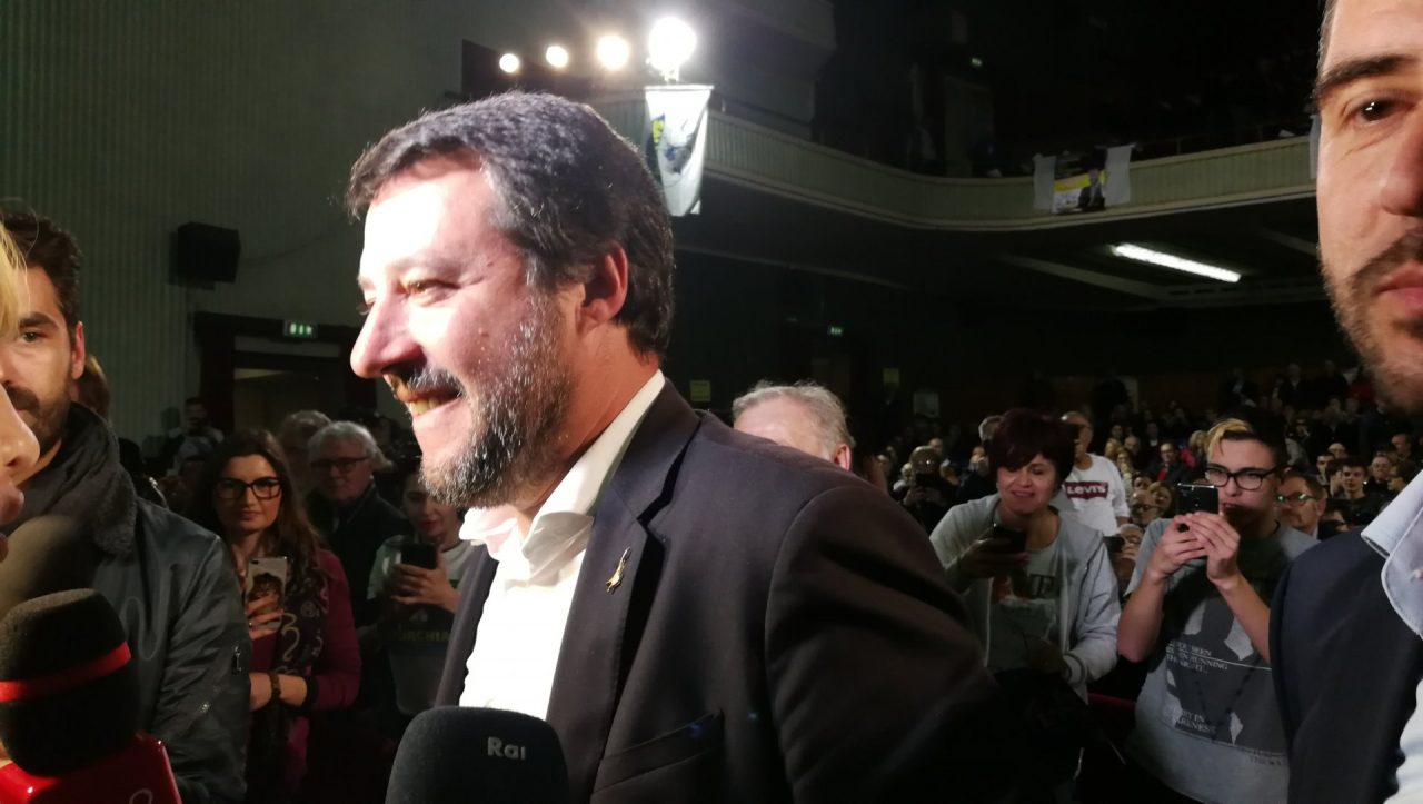 Salvini a San Bonifacio ultimatum al M5S sull’autonomia VIDEO