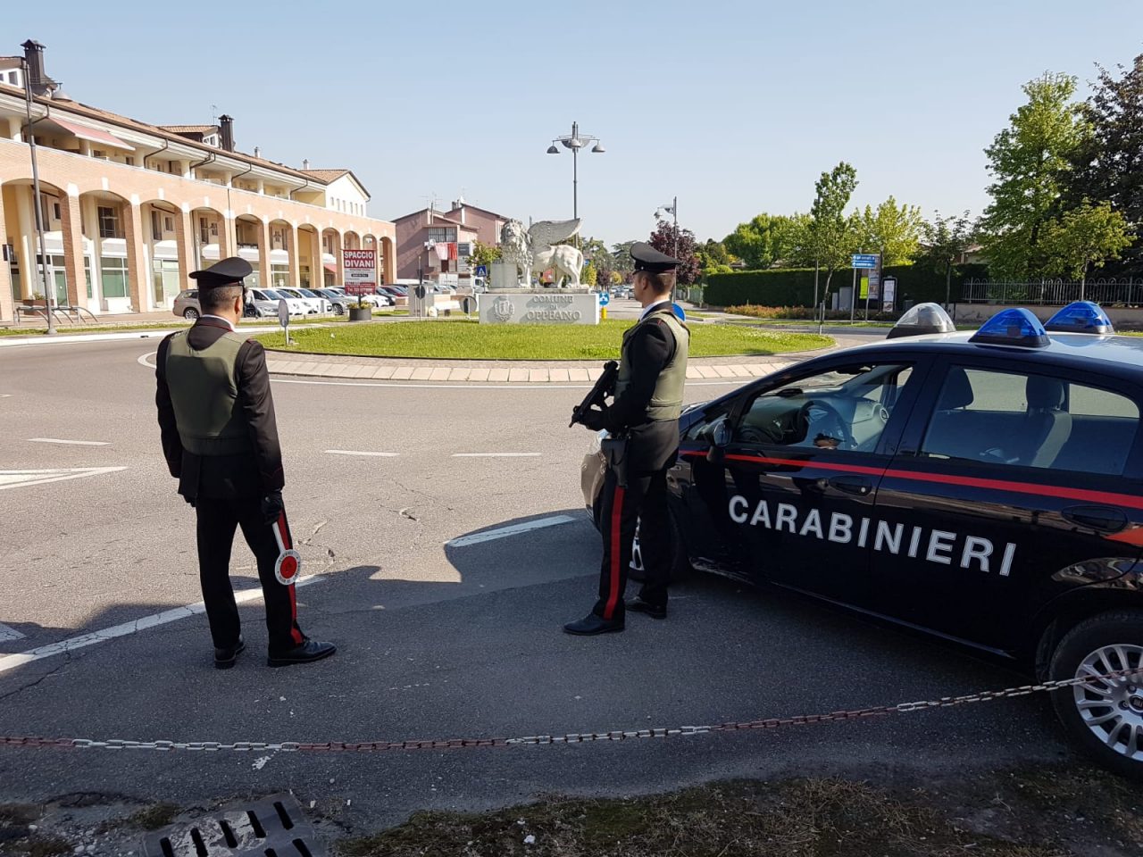 Gomitata in faccia ad un Carabiniere arrestato un uomo a Oppeano