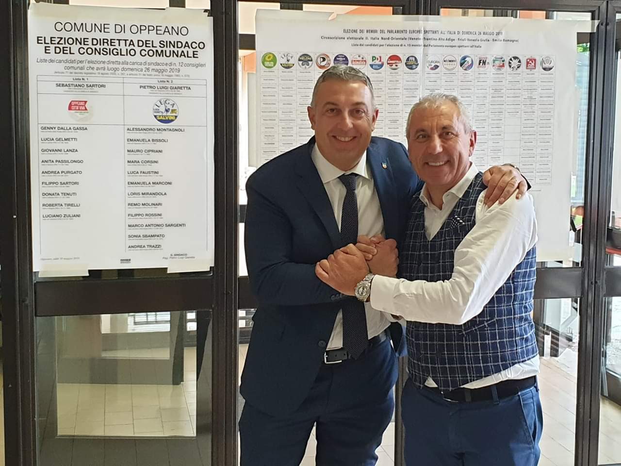 Elezioni Oppeano 2019: Pietro Luigi Giaretta si riconferma sindaco
