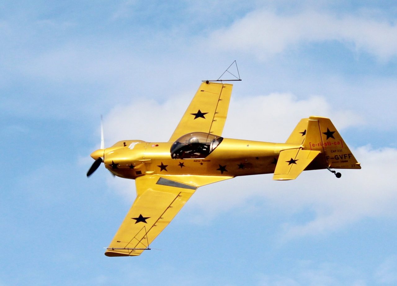 Pesenato incanta all’air show di Punta Marina Terme