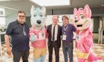 Sportivi al Village del Giro d'Italia ospiti della Funivia Malcesine Monte Baldo