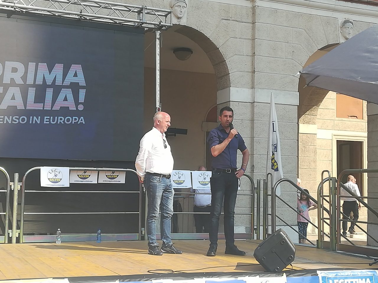 Salvini ha invitato i sanbonifacesi a riflettere sui progetti portati avanti dalla Lega