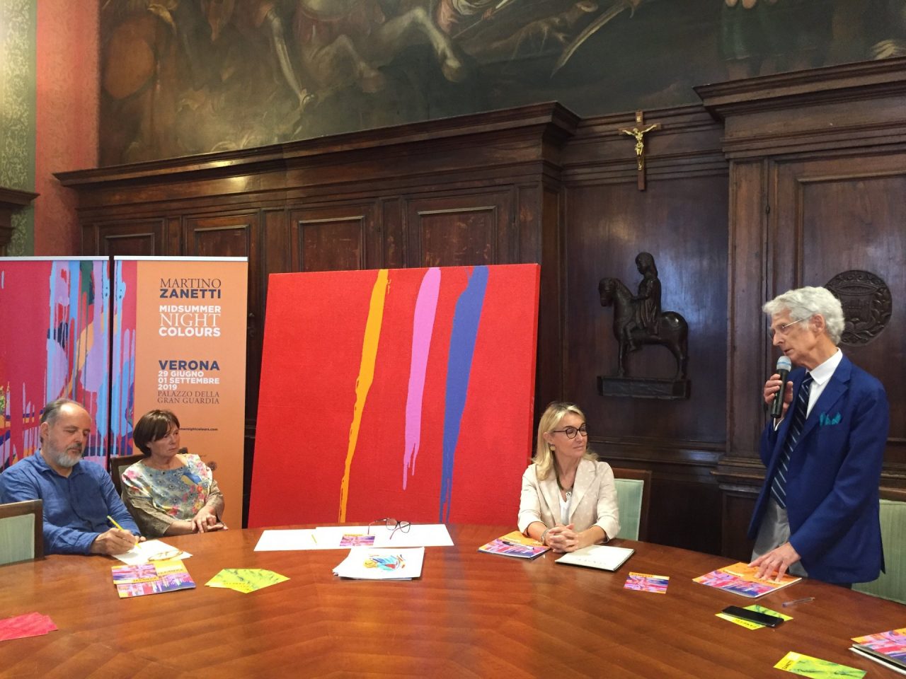 I colori di Martino Zanetti in esposizione alla Gran Guardia
