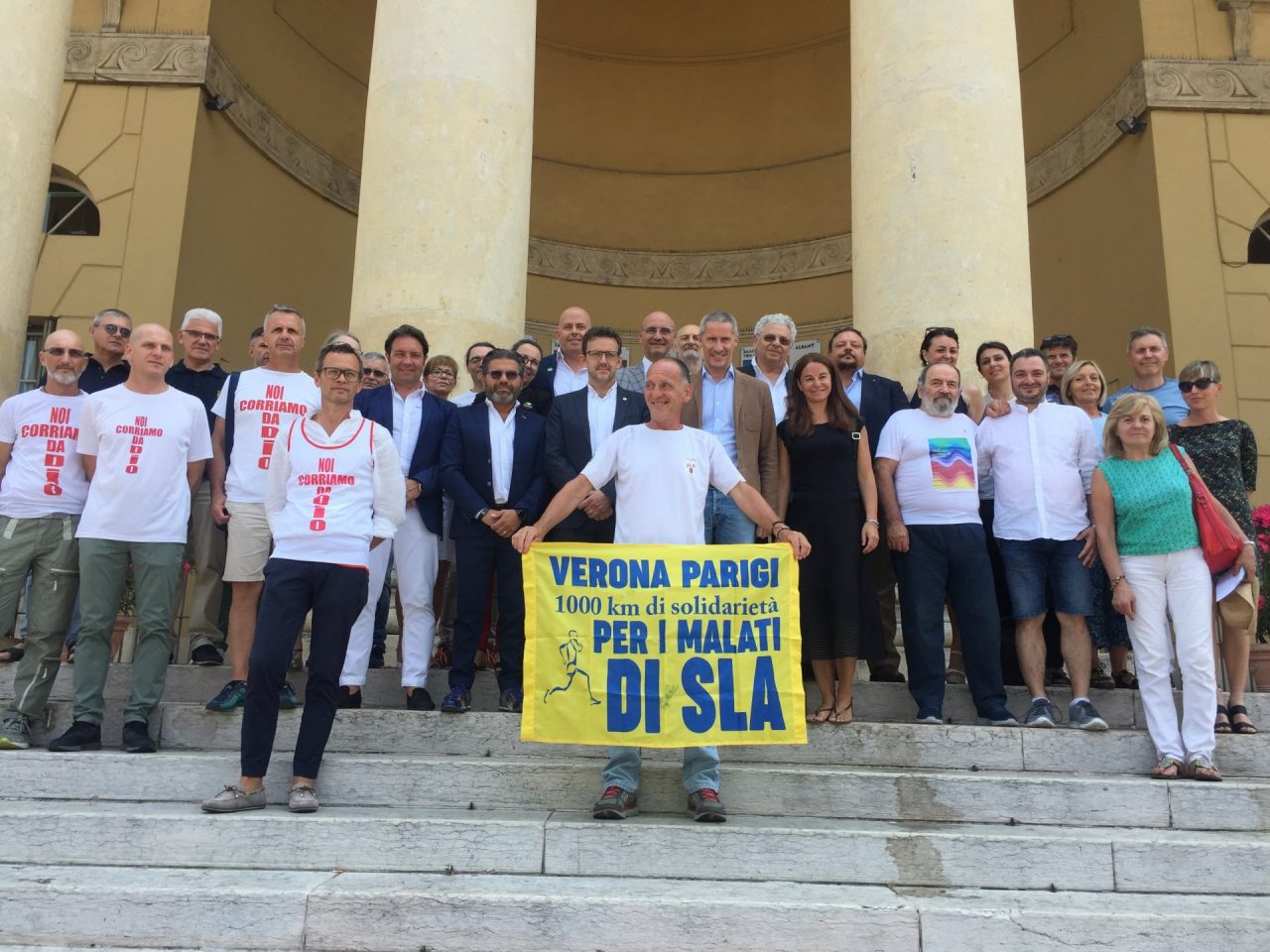 Da Verona a Parigi di corsa per aiutare i malati di Sla