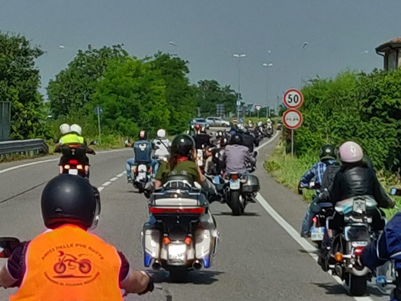 Al via il moto giro Harley Davidson di Arcole
