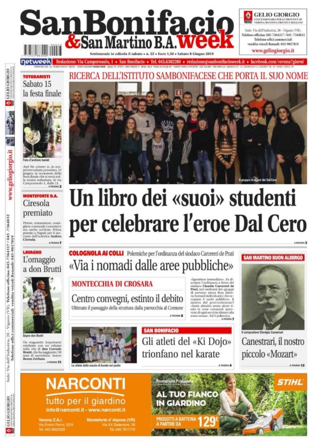San Bonifacio e San Martino Buon Albergo Week è in edicola