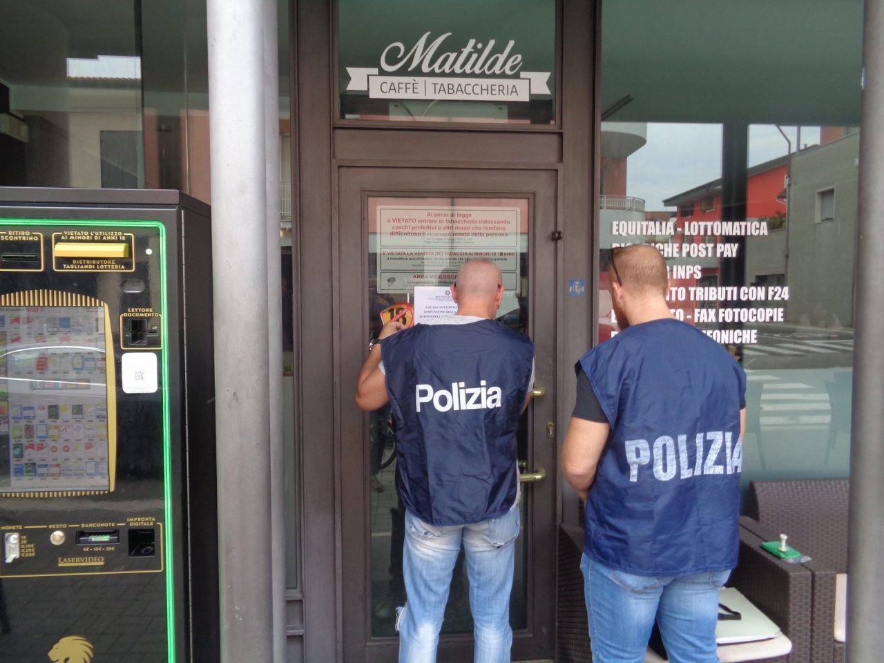 Droga nel locale: chiuso il “Bar Gioachini Laura” a Sommacampagna