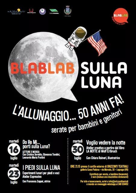 L’allunaggio raccontato ai bambini con Blablab