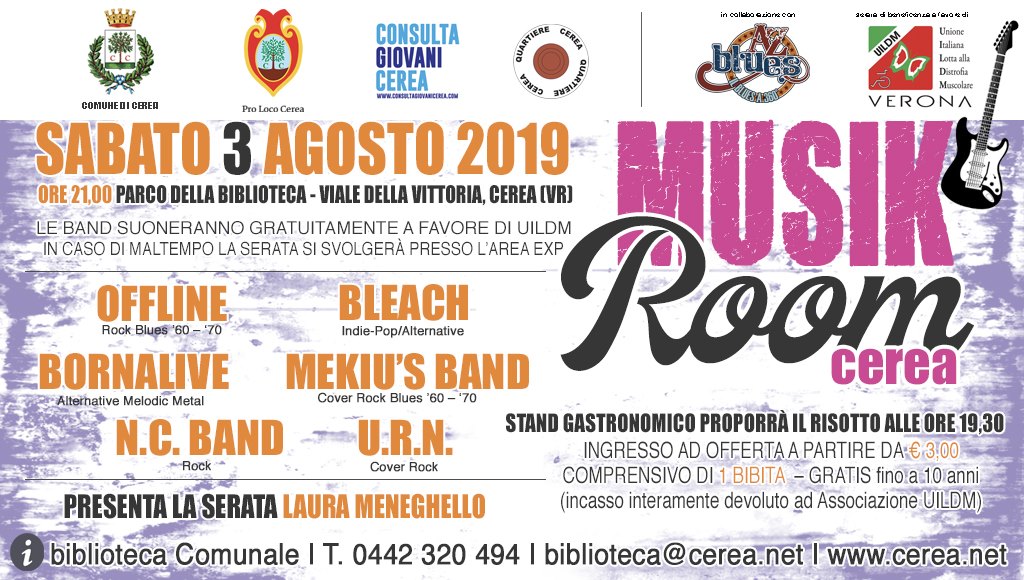 Musik Room torna il grande rock a Cerea.