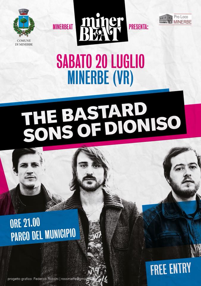Minerbeat, arrivano i “The Bastard Sons of Dioniso”