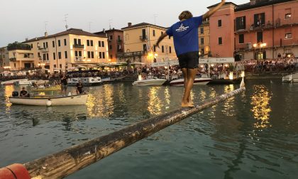 Antichi giochi sul canale a Peschiera
