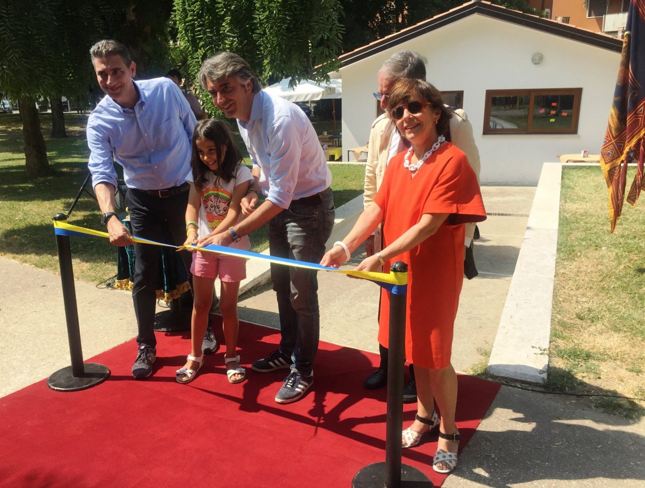 Giardini di via Verdi rimessi a nuovo con chiosco e spazio per spettacoli