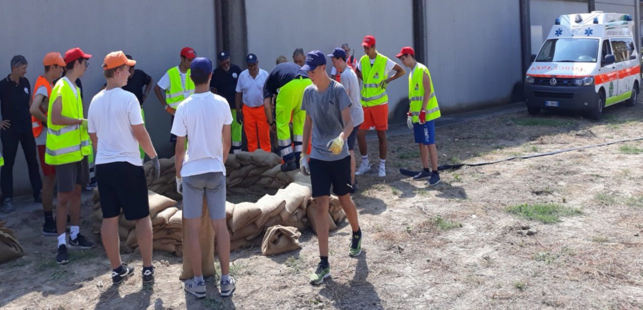 Protezione civile arriva il campo estivo a Minerbe