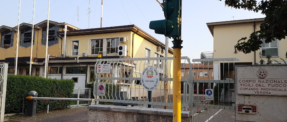 Caserma Vigili del Fuoco manutenzioni e nuova area femminile a Verona