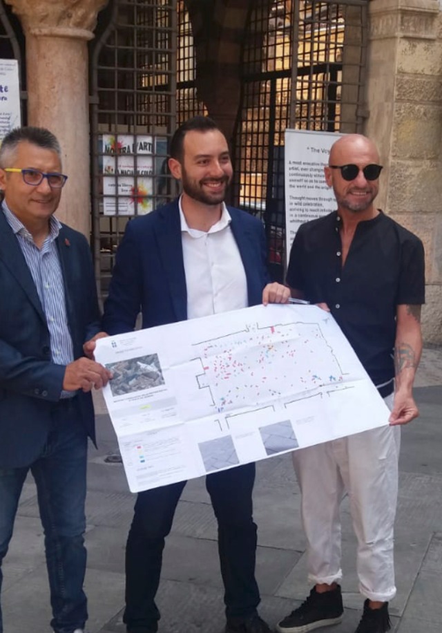 Nuova pavimentazione in piazza dei Signori