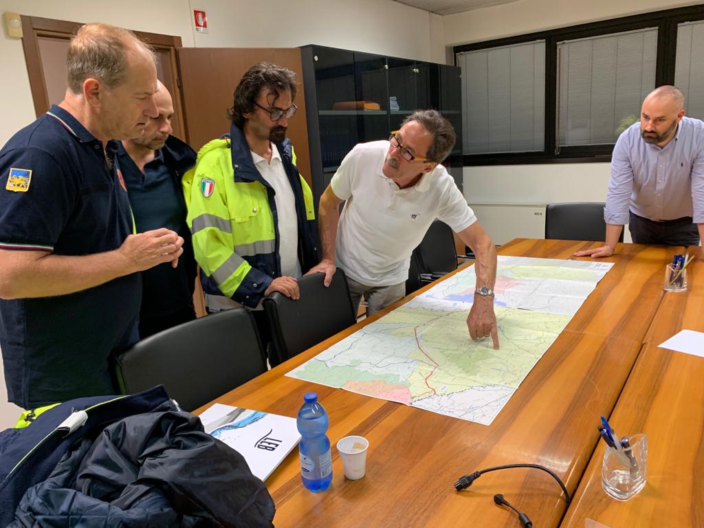 Incendio Brendola intervento a Cologna Veneta e Lonigo per ridurre inquinamento