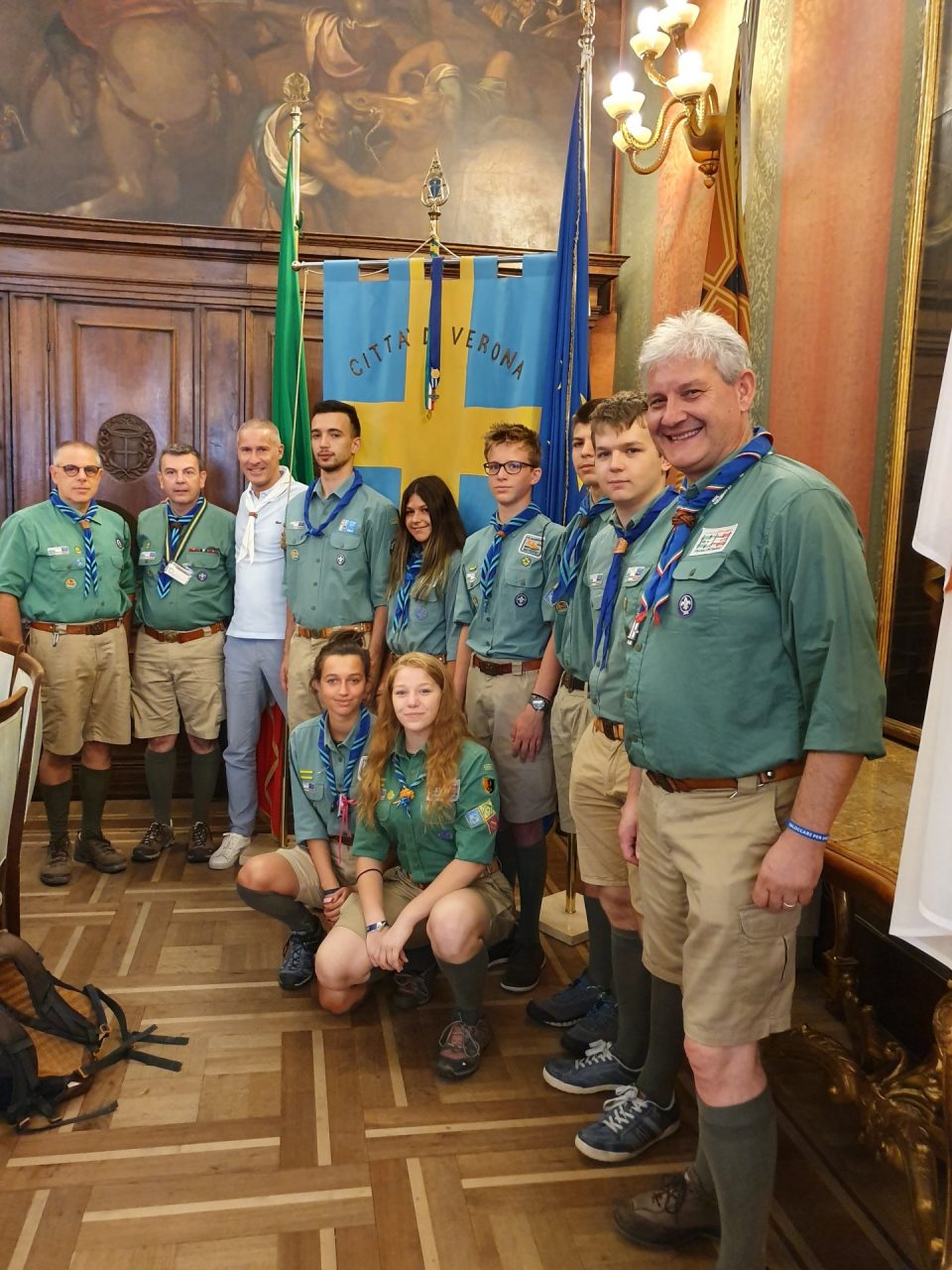 Due scout veronesi al raduno americano di Jamboree