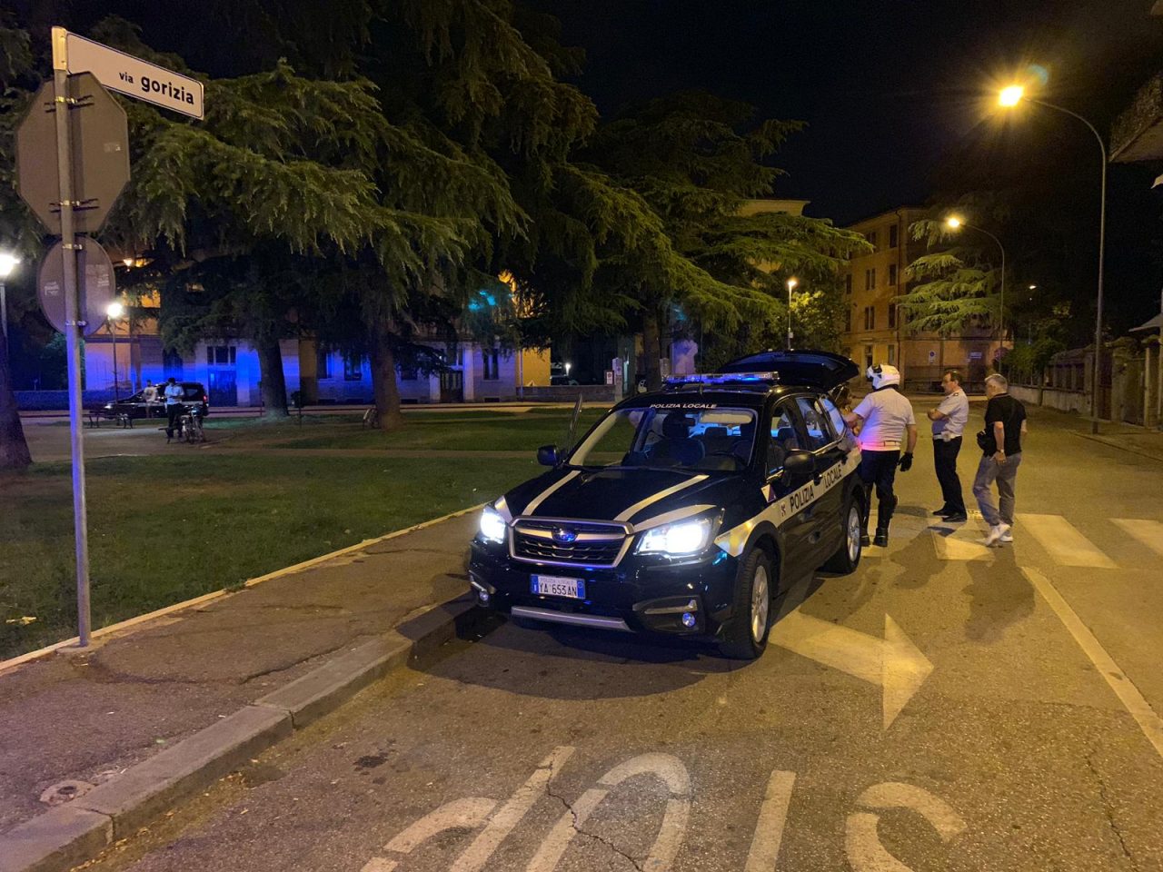 Maxi controllo della città ieri notte con 40 agenti a Verona