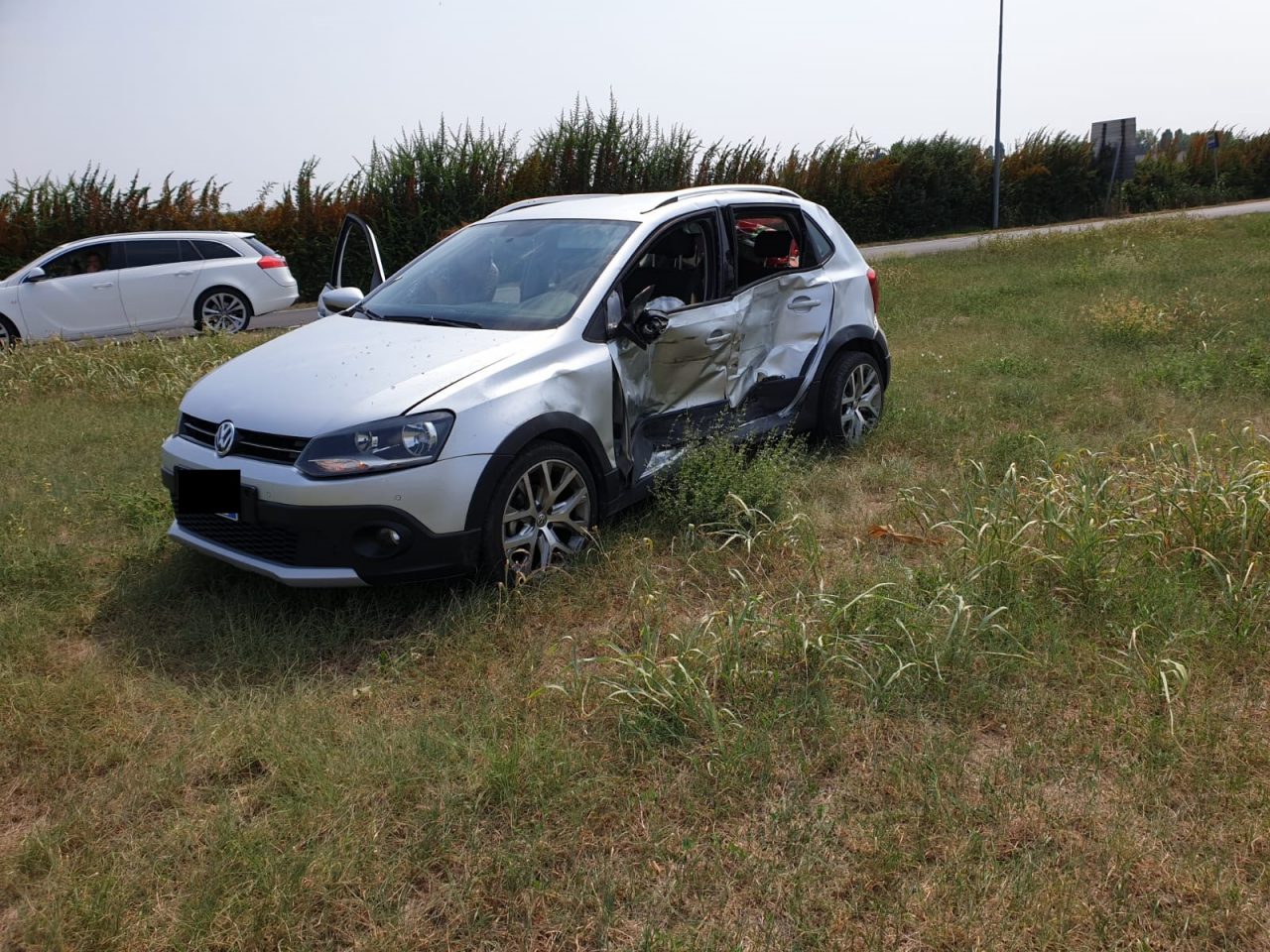Incidente poco fuori Mozzecane, una donna ferita