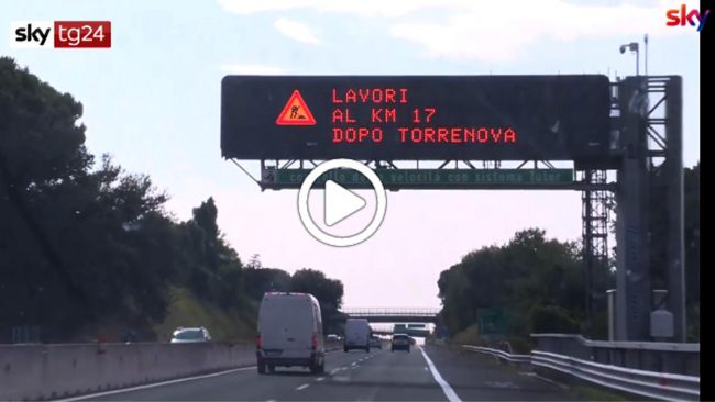 Autostrade: via libera ai tutor, sistema riattivato per il controesodo